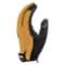Cestus Yellow Work Gloves with Synthetic Leather Palm, L, PR 6014-L - alternate 4